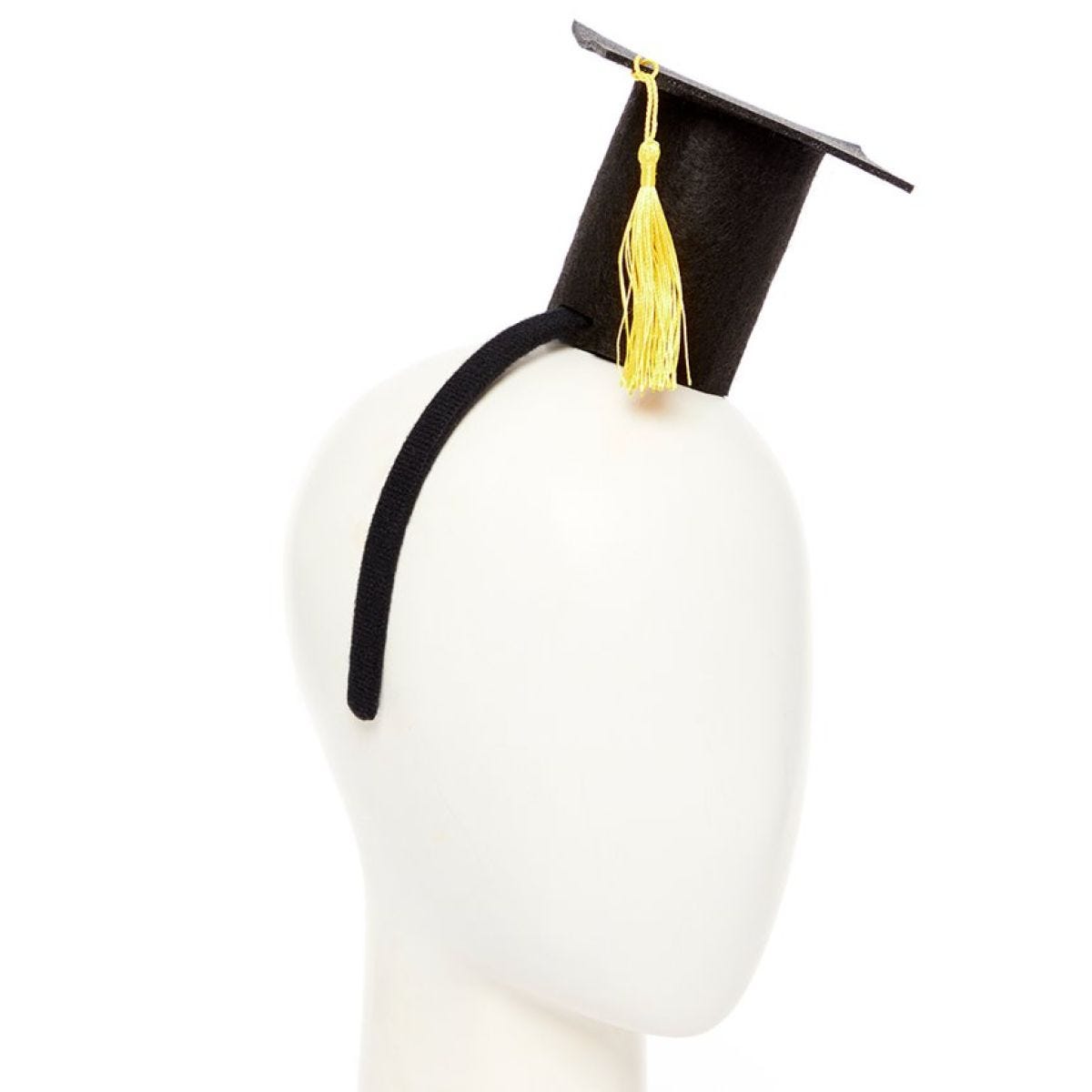 Black Graduation Headband