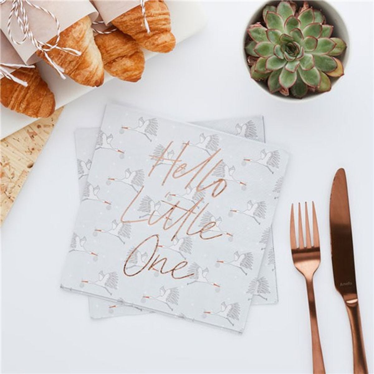 Hello Little One Paper Napkins - 33cm (20pk)