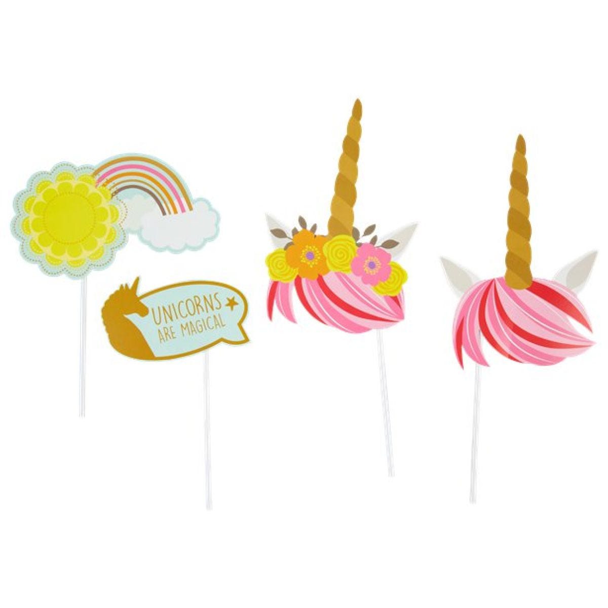 Magical Unicorn Photo Props (12pk)