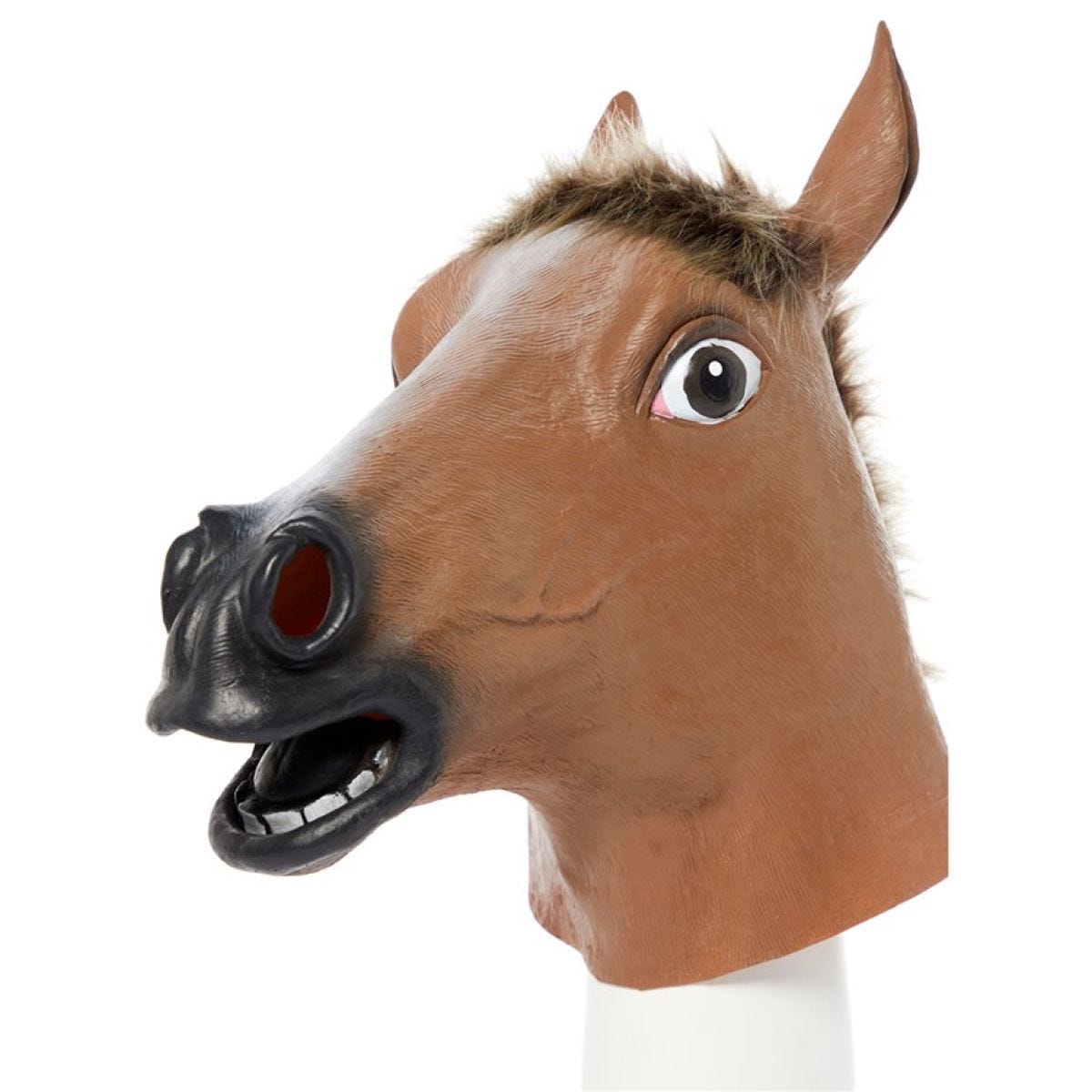 Brown Horse Rubber Mask