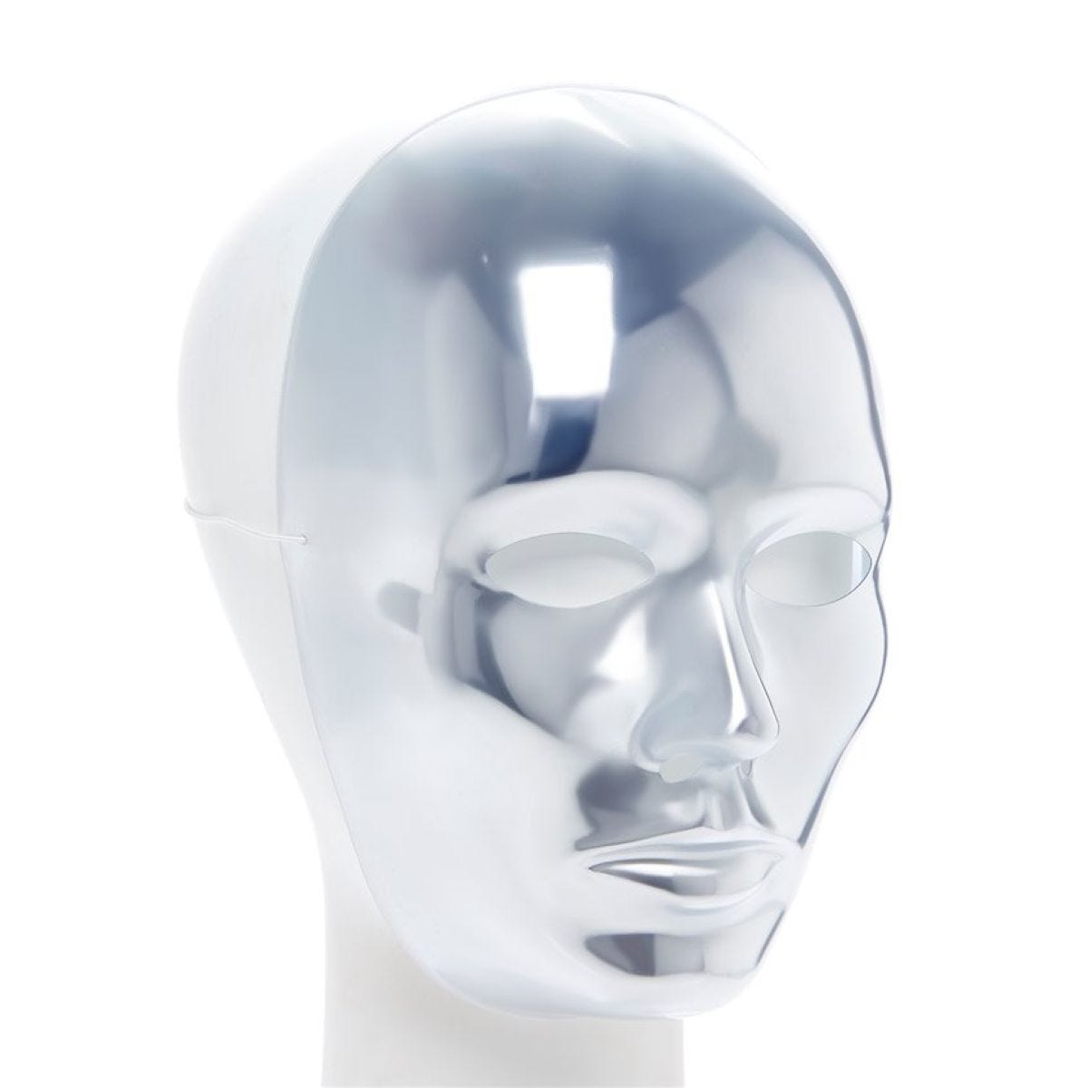 Silver Masquerade Face Mask