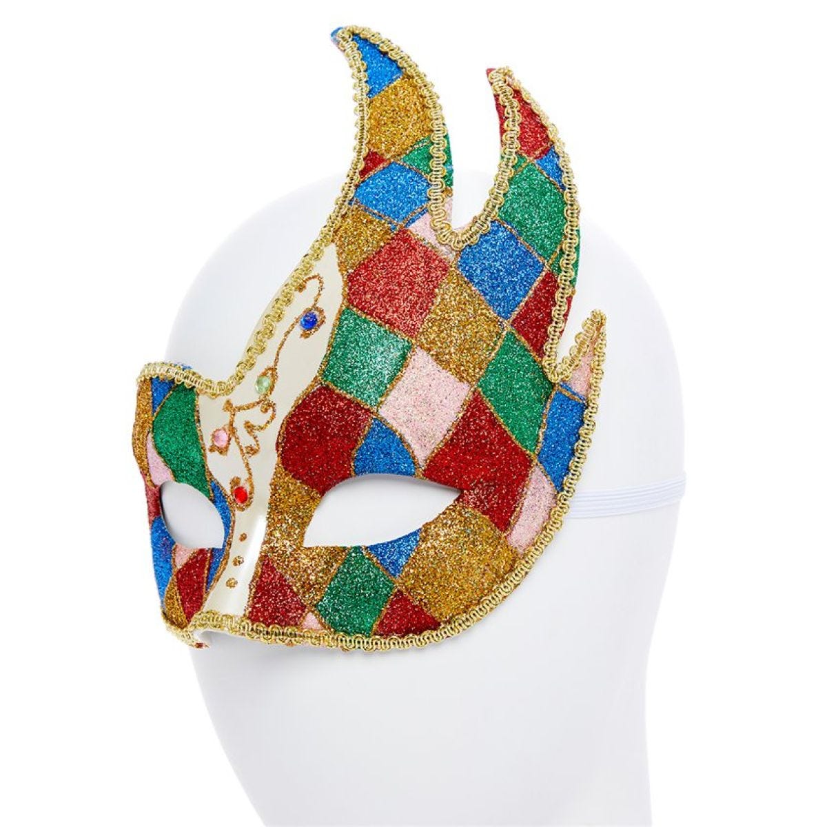 Carnival Jester Masquerade Mask