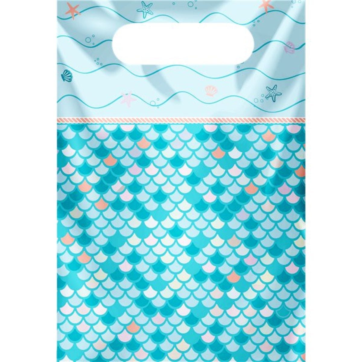 Mermaid Tales Paper Loot Bags (8pk)