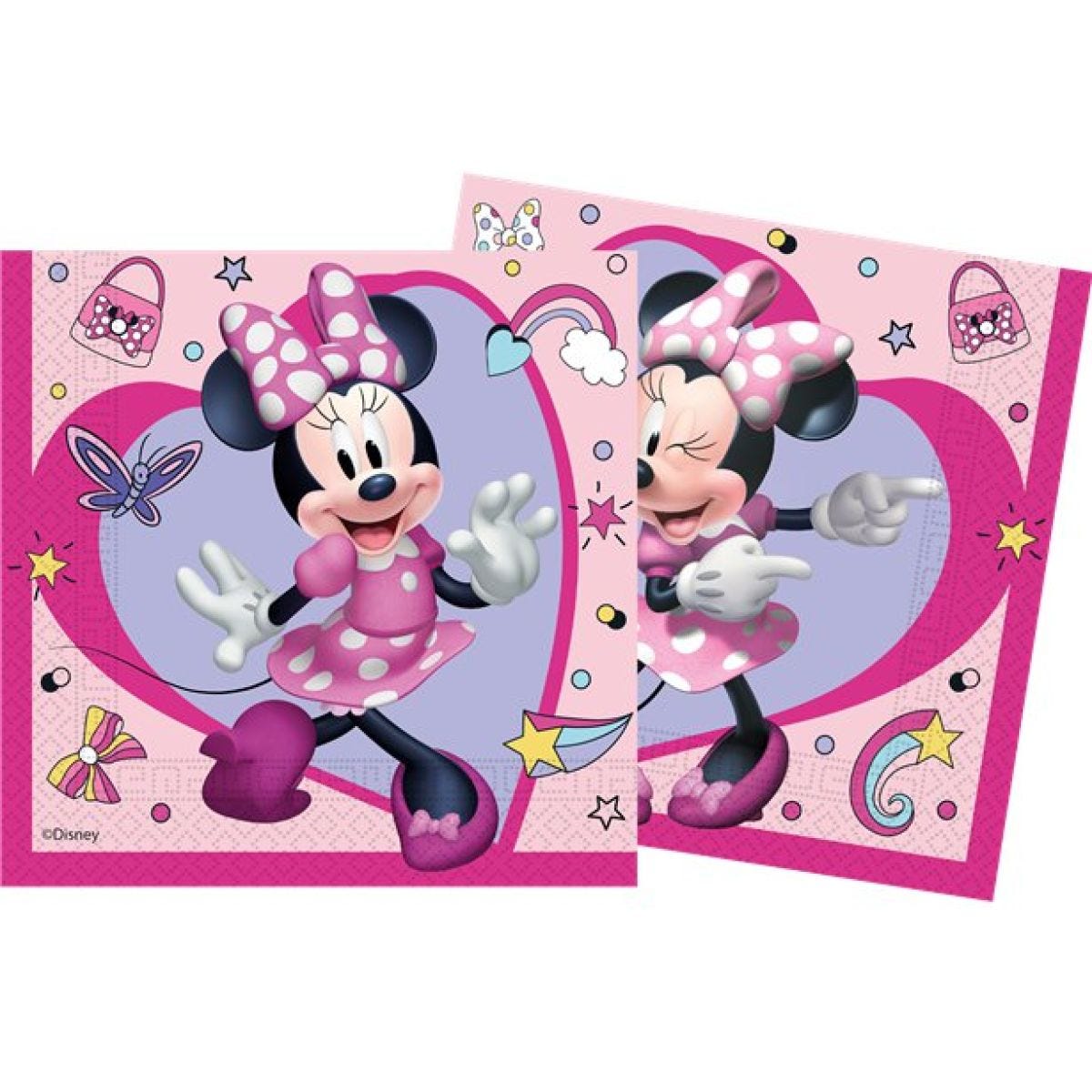 Minnie Mouse Junior Paper Napkins - 33cm (20pk)