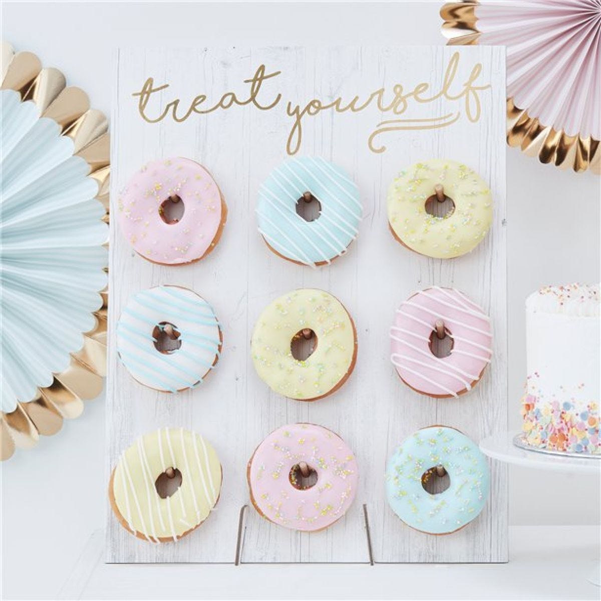 Pick & Mix Pastel Treat Yourself Donut Wall