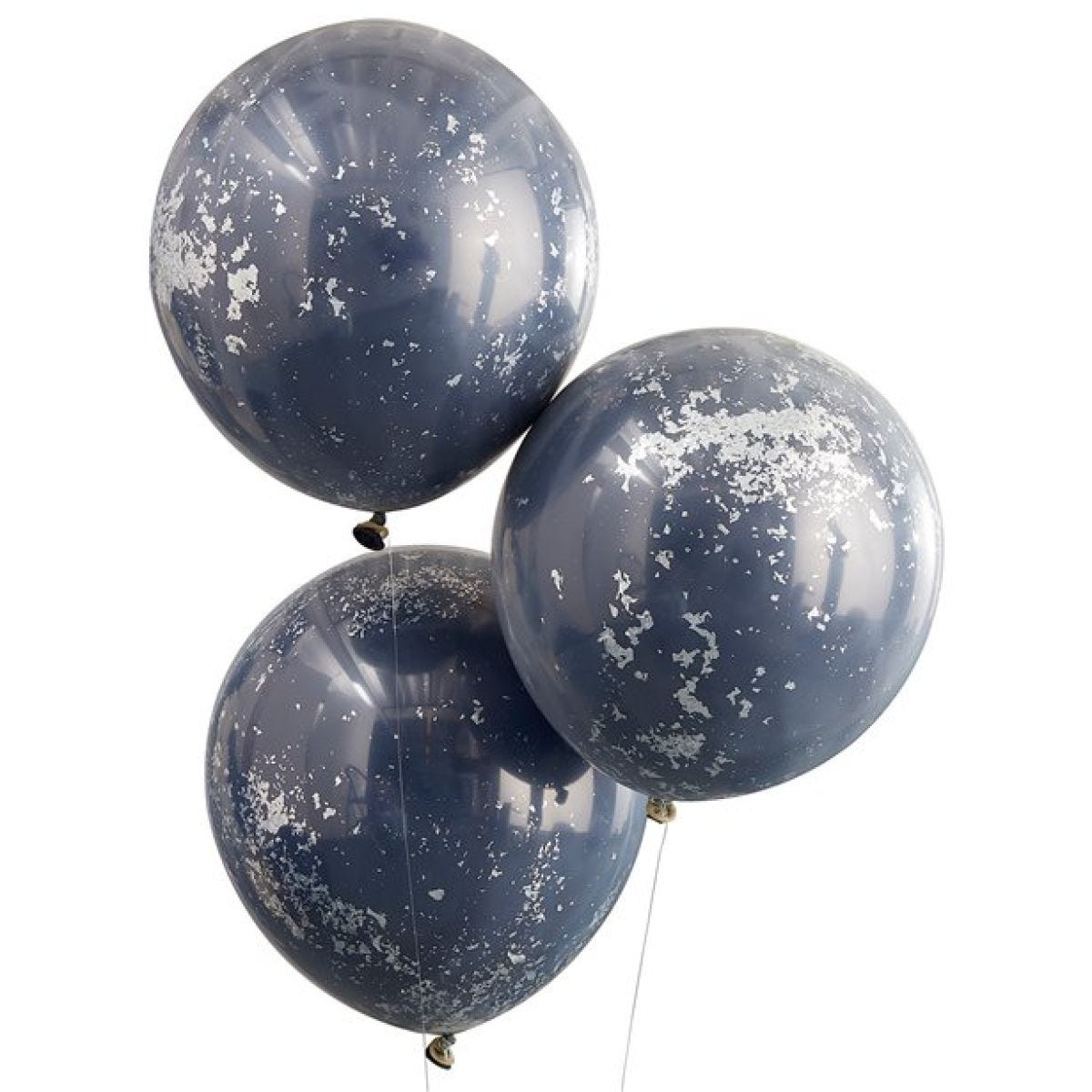 Mix It Up Blue Double Stuffed Latex Balloons (3pk)