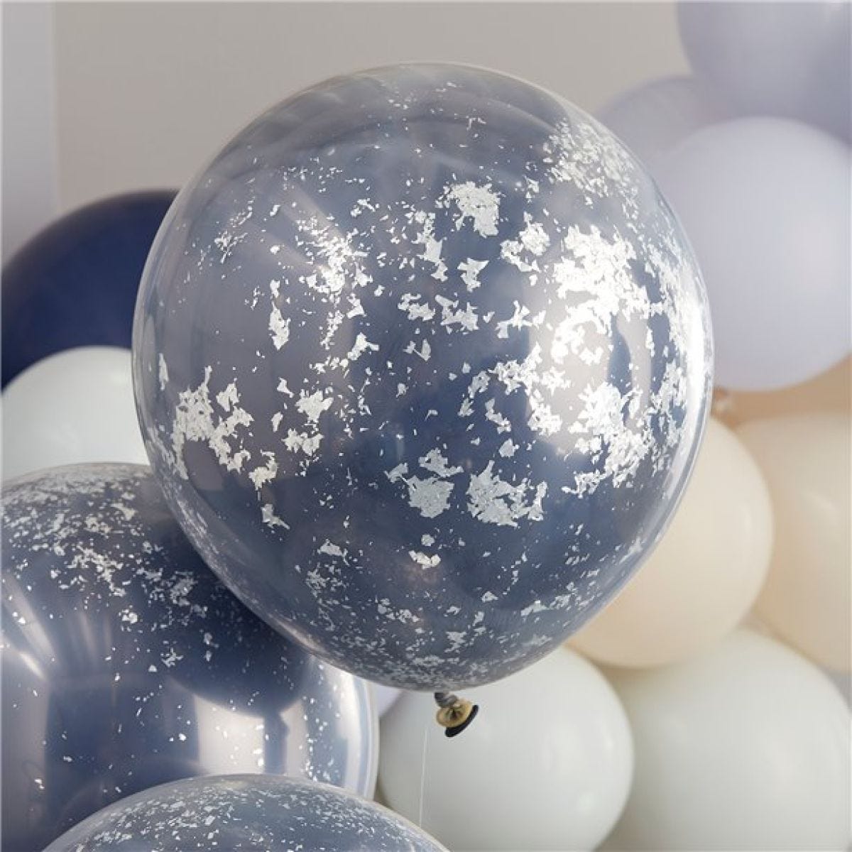 Mix It Up Blue Double Stuffed Latex Balloons (3pk)