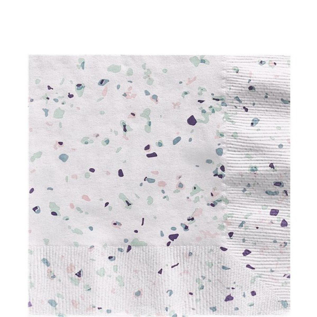 Mix It Up Mint Terrazzo Paper Napkins - 33cm (16pk)