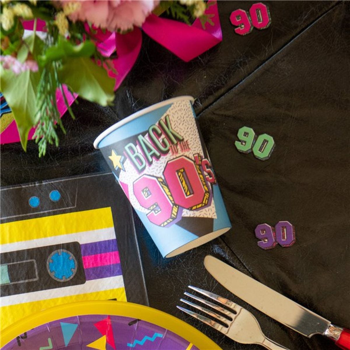 90&apos;s Paper Cups - 270ml (10pk)