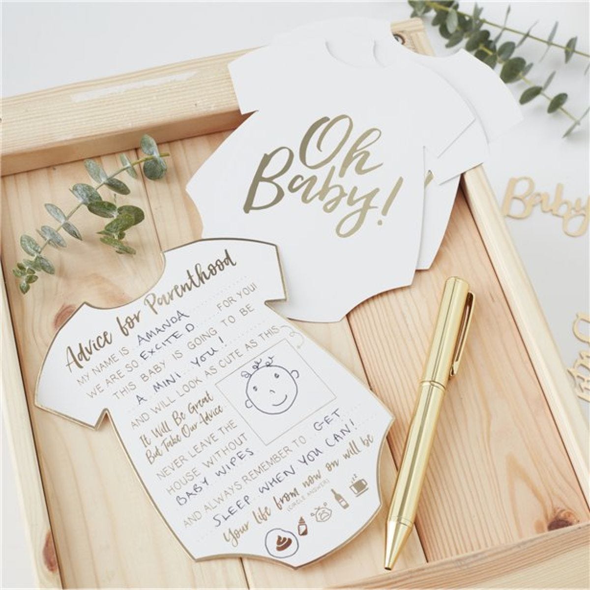 Oh Baby Advice For The Parents Cards (10pk)