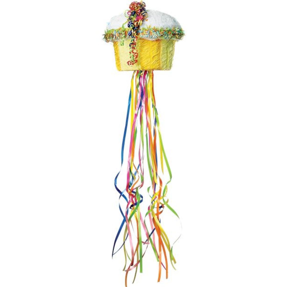 Cupcake Pull Piñata - 30cm x 30cm