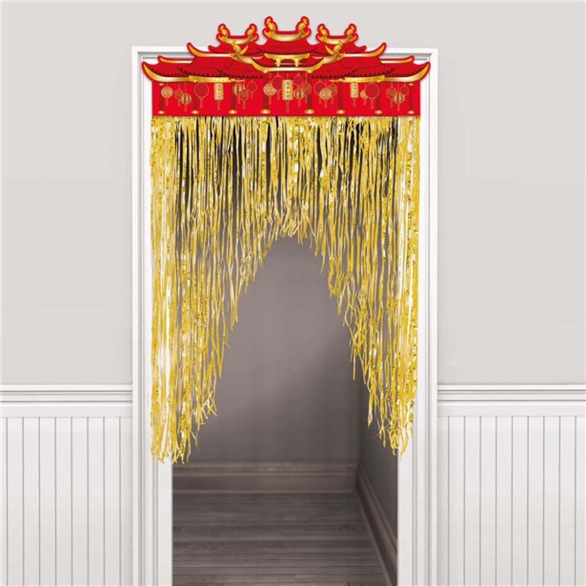 Chinese New Year Door Curtain - 99cm x 1.4m