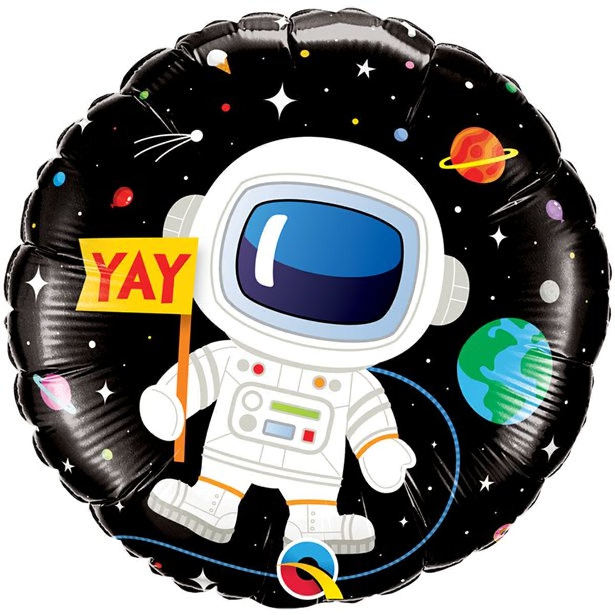 Space Birthday Balloon - 18" Foil