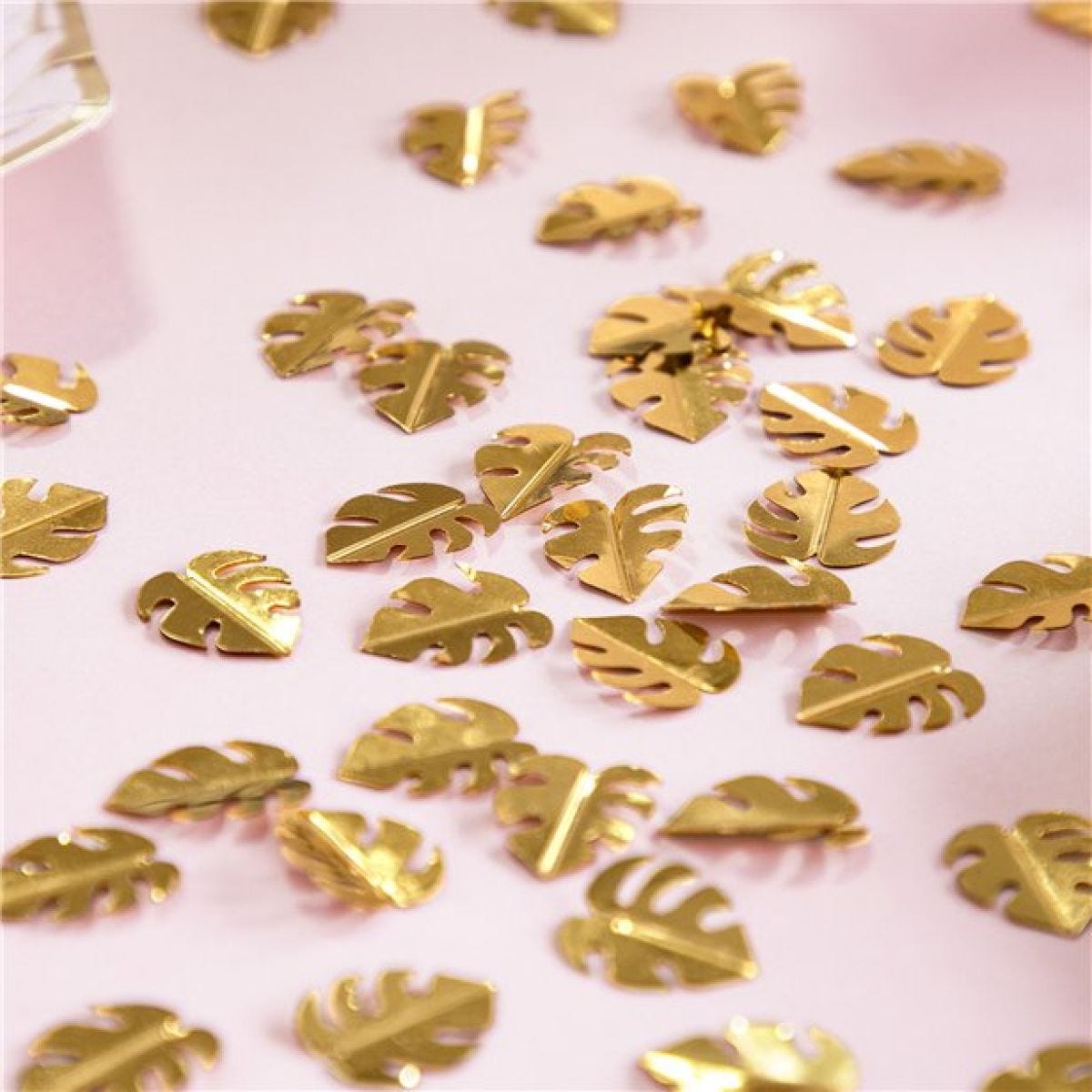 Gold Palm Leaves Confetti