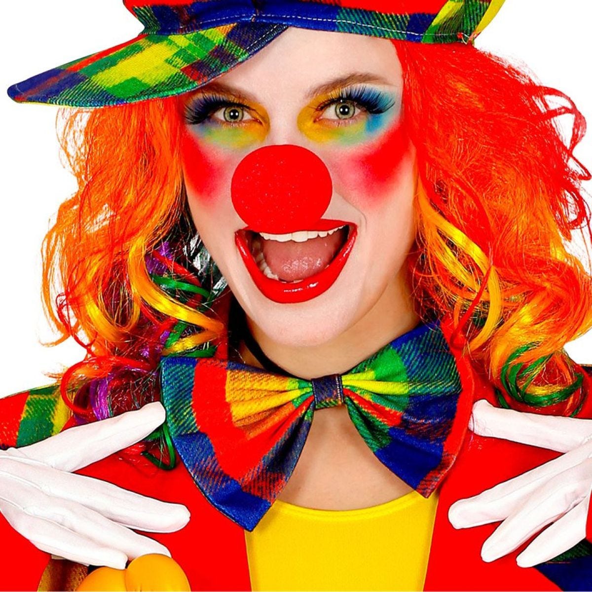 Rainbow Clown Bow Tie