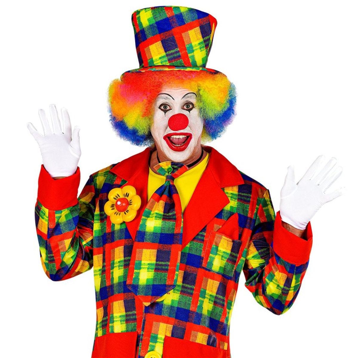 Rainbow Clown Tie