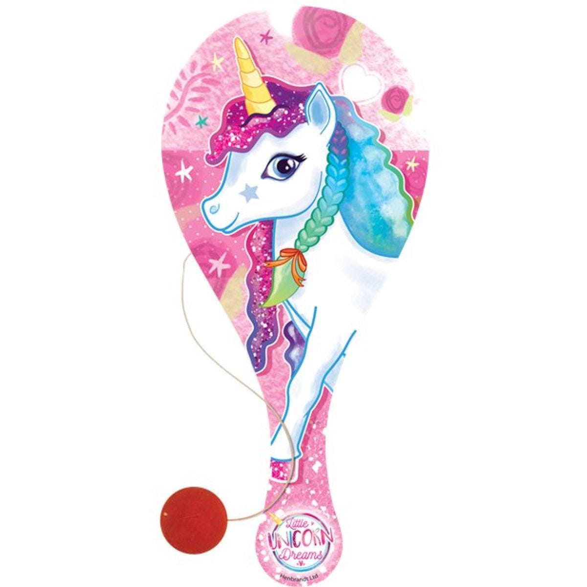 Unicorn Paddle Bat & Ball