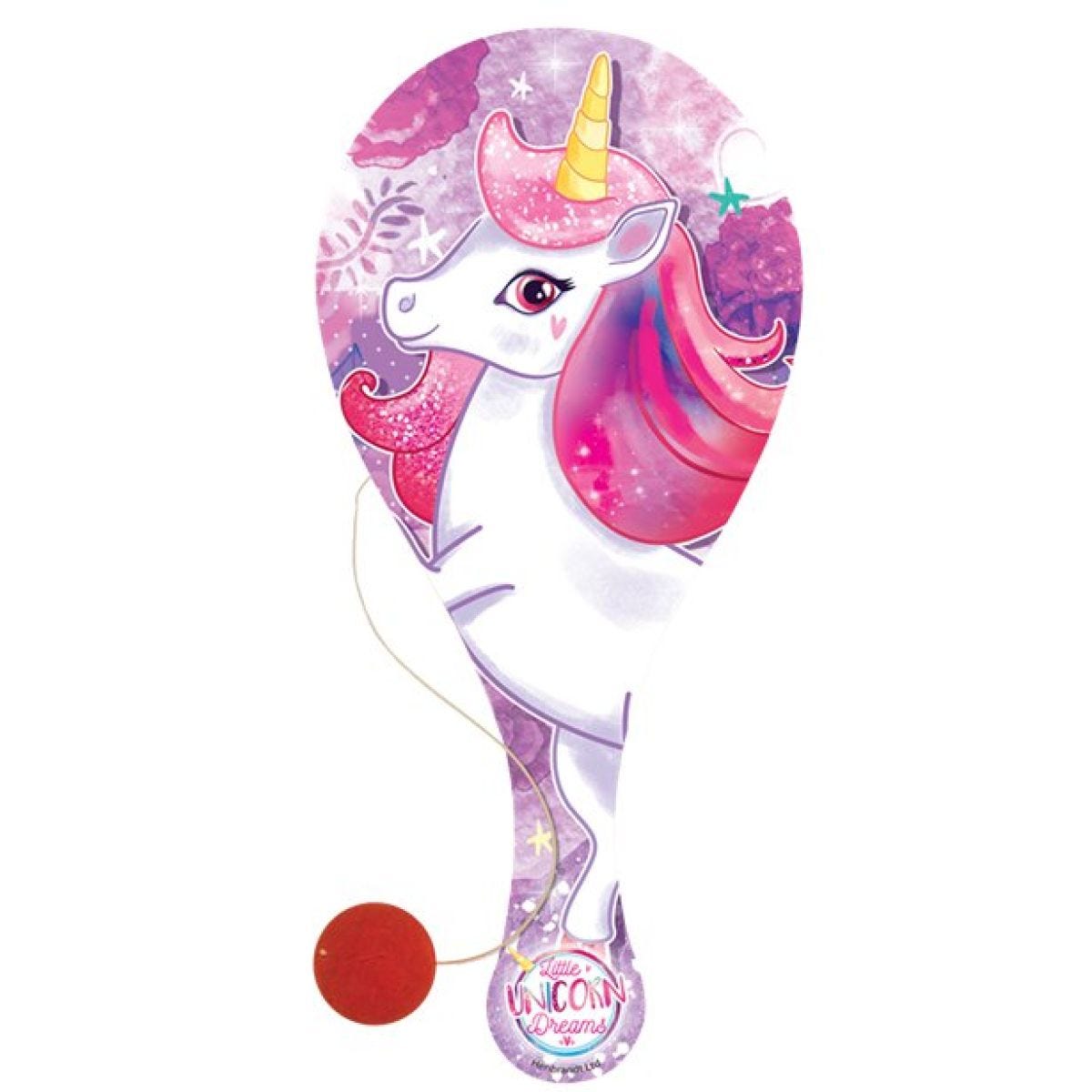 Unicorn Paddle Bat & Ball