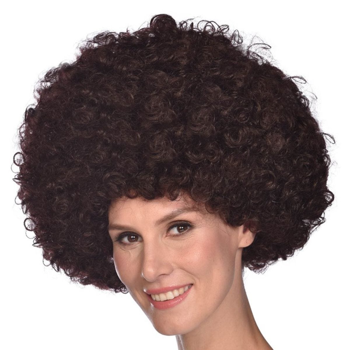 Mega Disco Brown Afro Wig