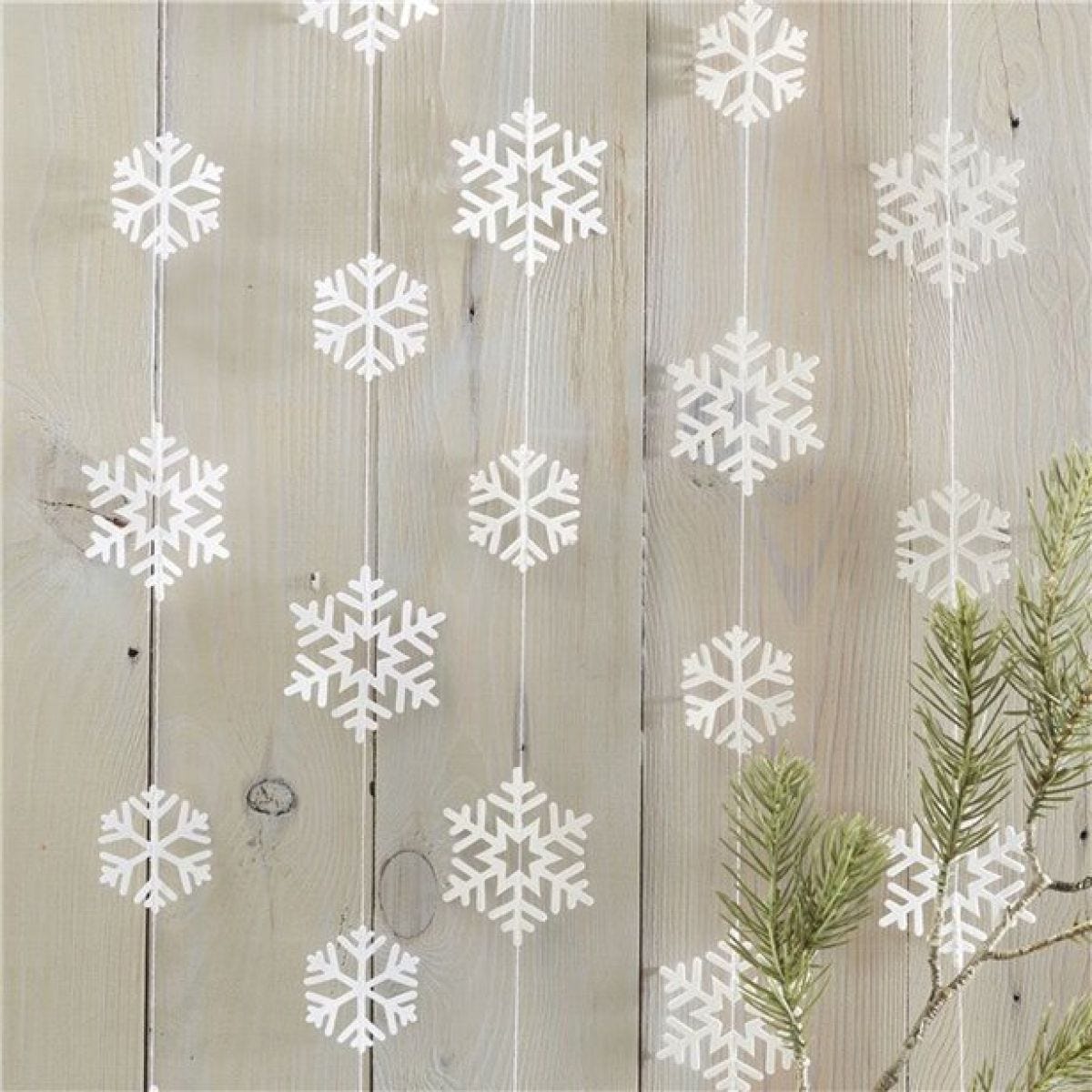Snowflake Paper Garland - 5m