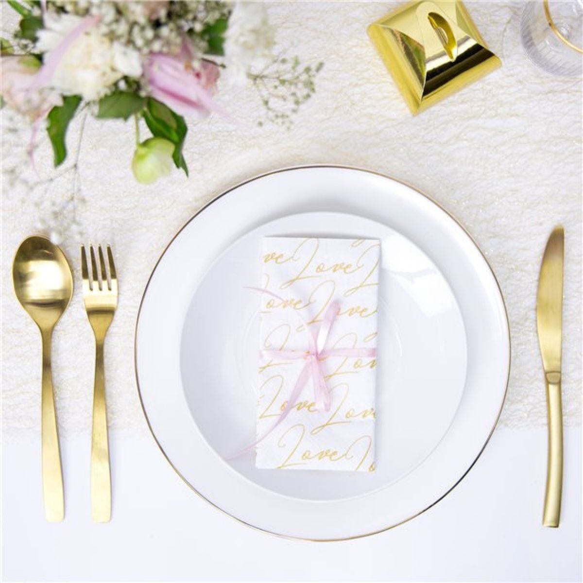 Gold Mesh Table Runner - 9m