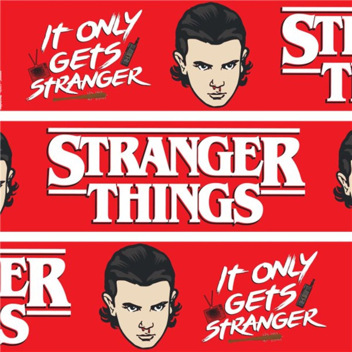 Stranger Things Paper Banners - 1m (3pk)