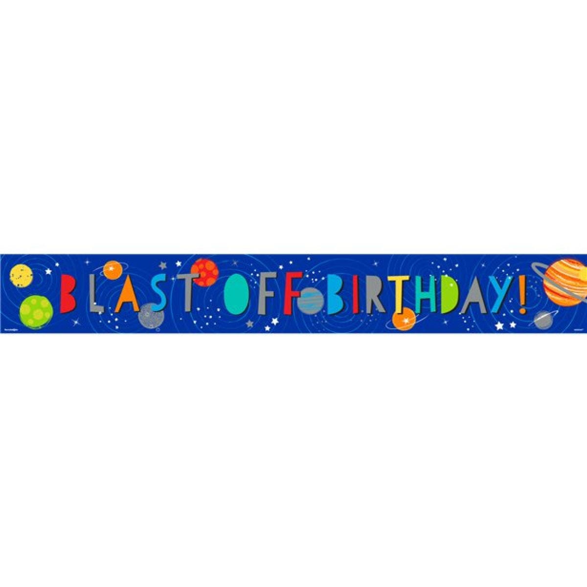 Blast Off Paper Banners - 1m (3pk)