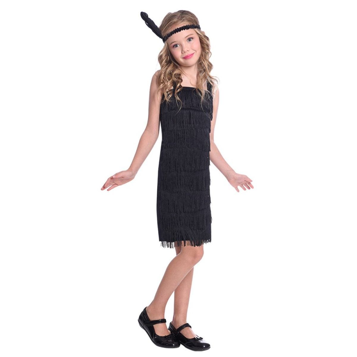 Black Flapper Dress - Child Costume
