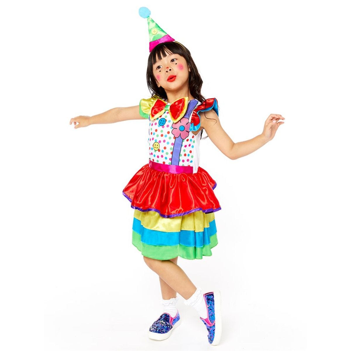 Clown Girl Deluxe - Child Costume