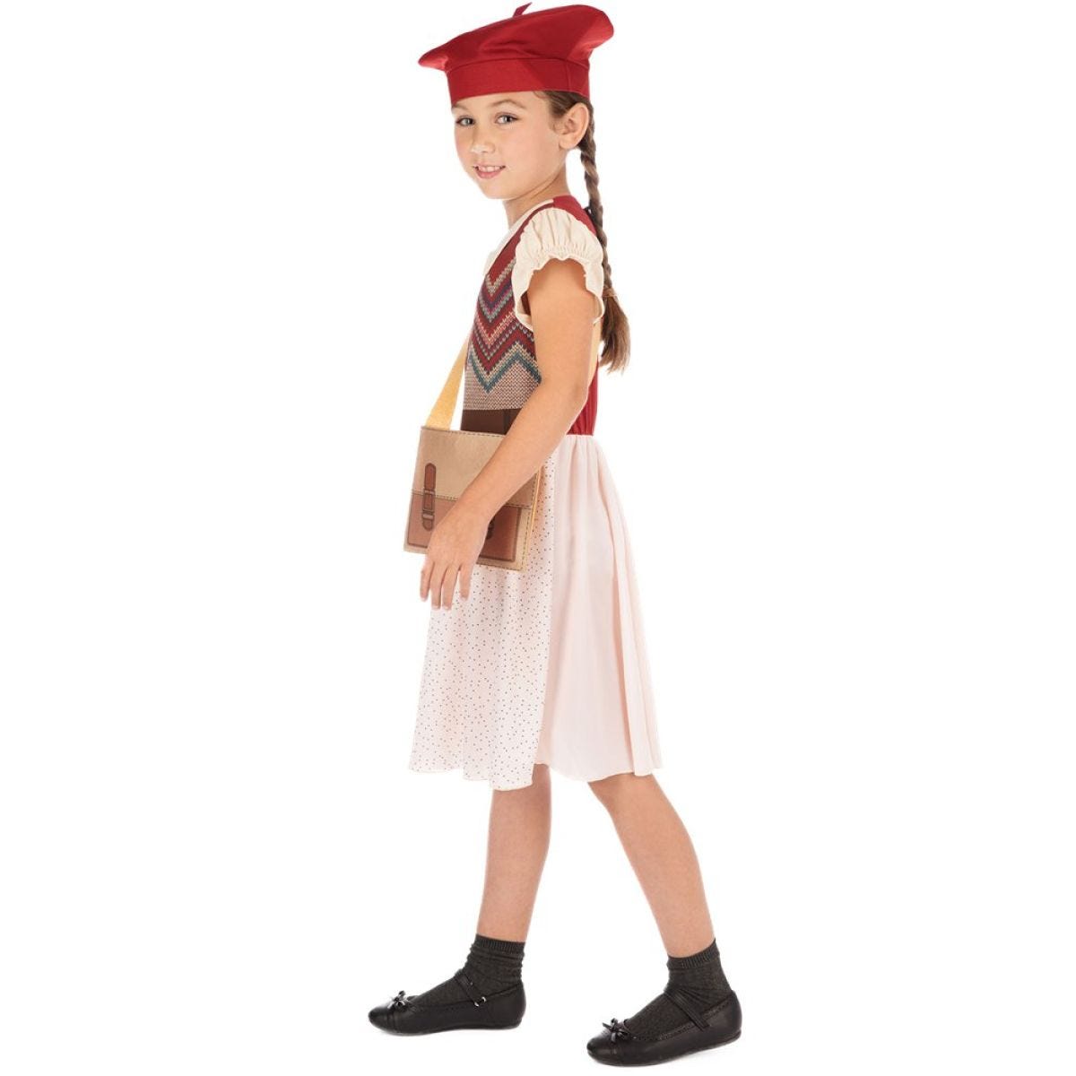 Evacuee Schoolgirl - Child and Teen Costume