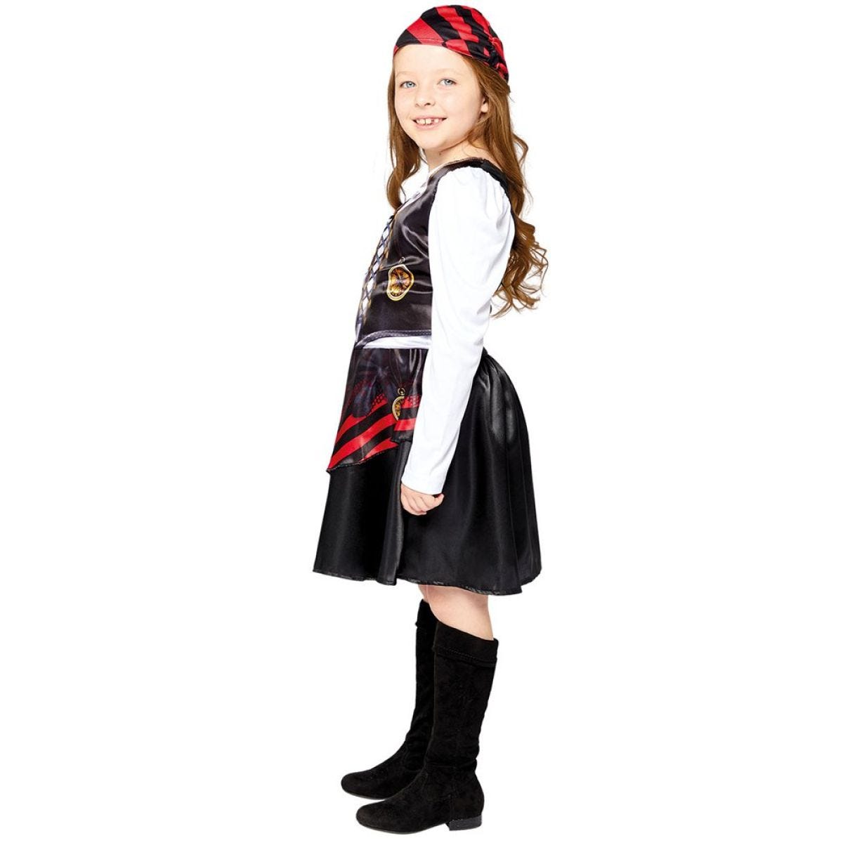 Recycled Pirate Girl - Toddler and Child Costume