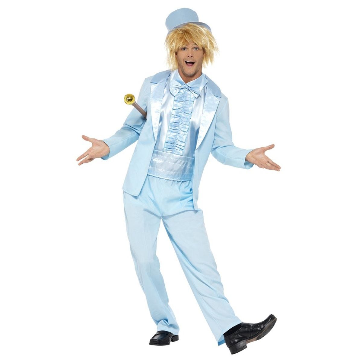 90s Stupid Tuxedo Blue - Adult Costume