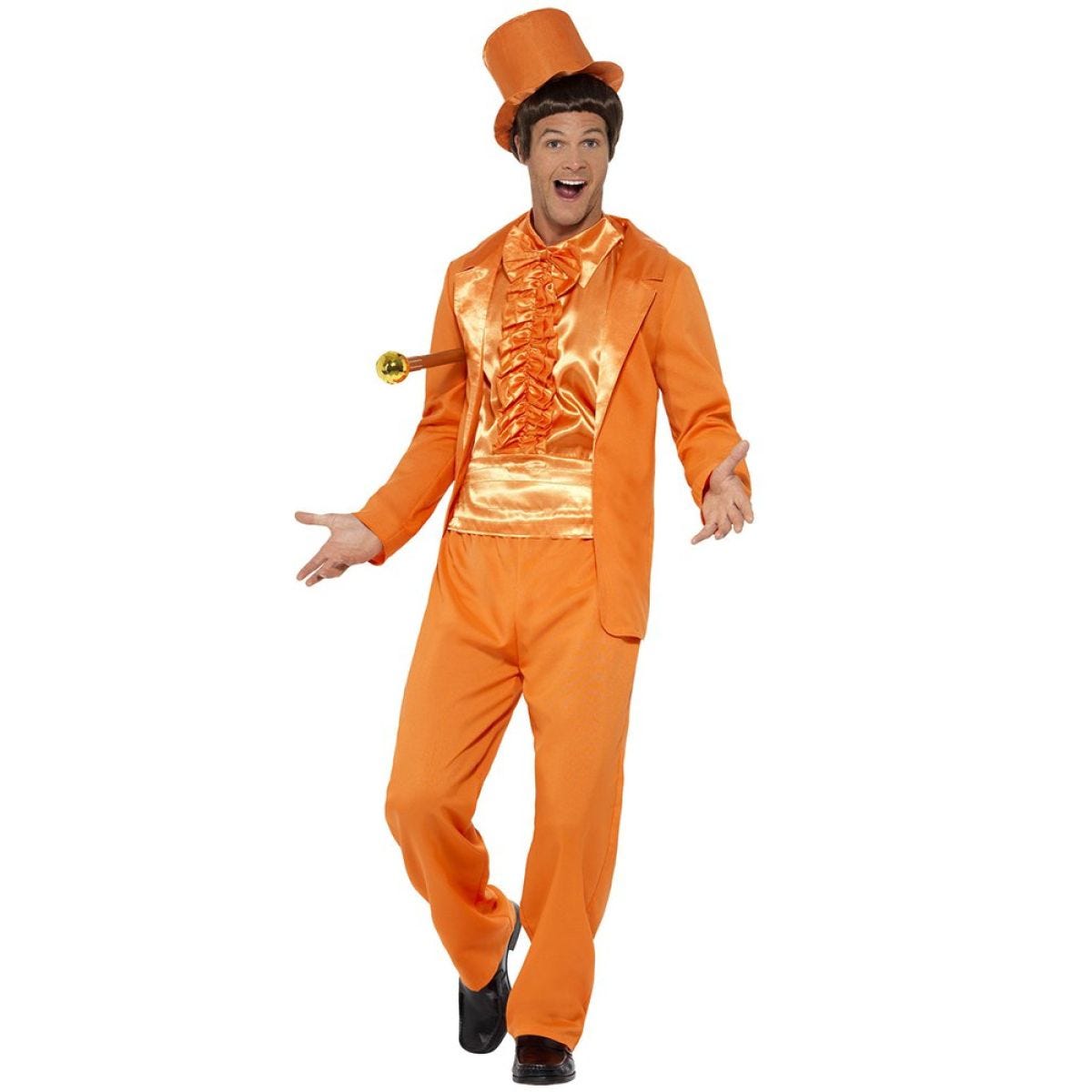 90s Stupid Tuxedo Orange - Adult Costume