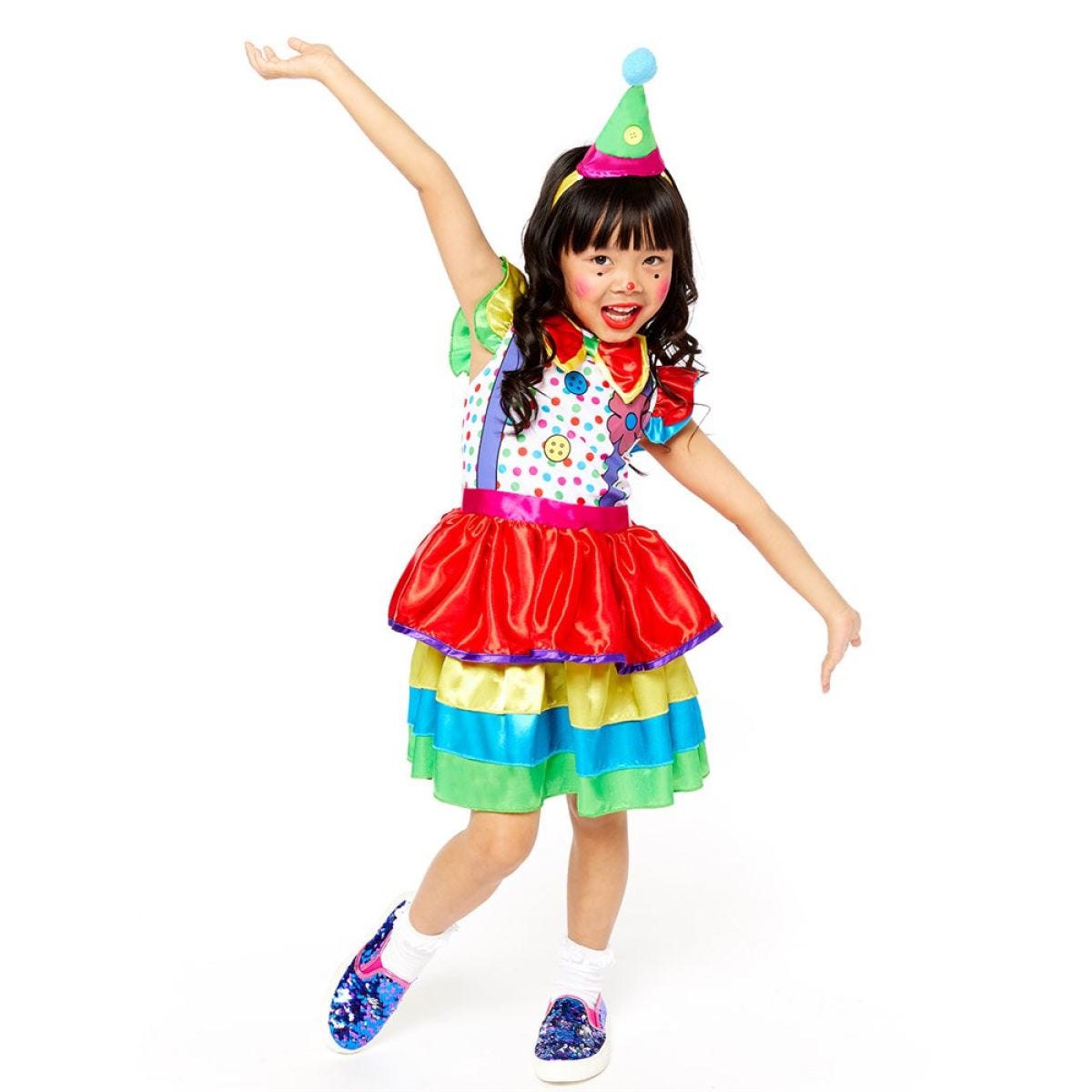 Clown Girl Deluxe - Child Costume