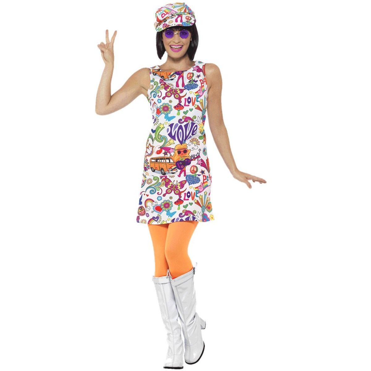 60s Groovy Chick - Adult Costume