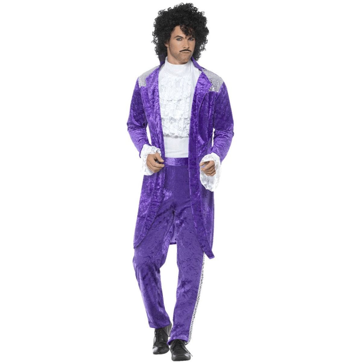 80s Purple Musician - Adult Costume