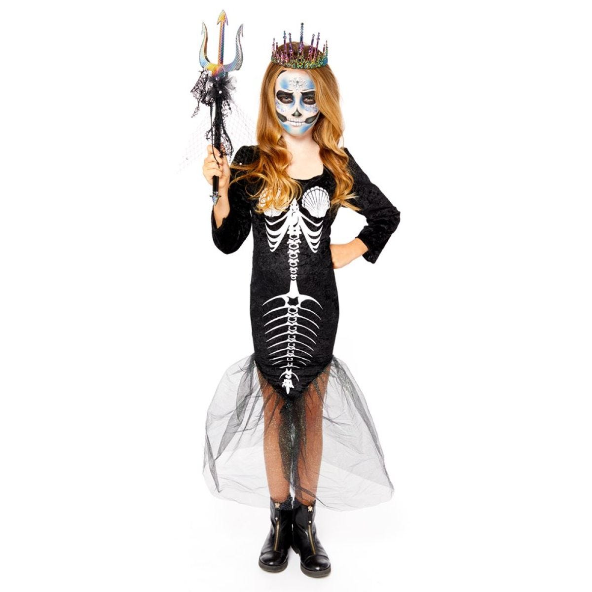Skull Mermaid - Child Costume