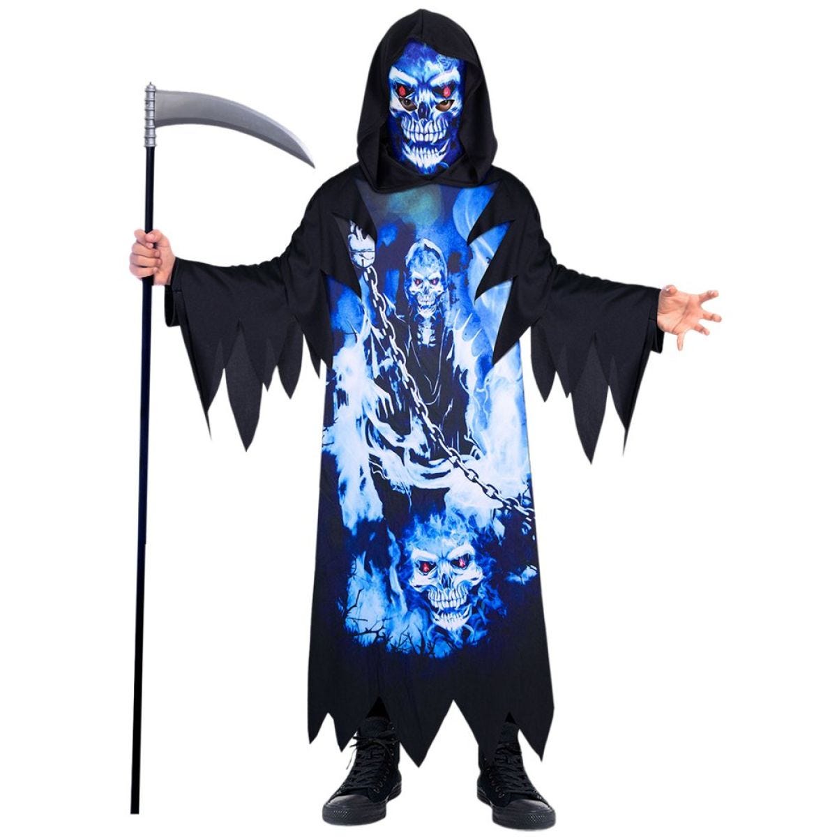 Recycled Neon Reaper - Child Costume