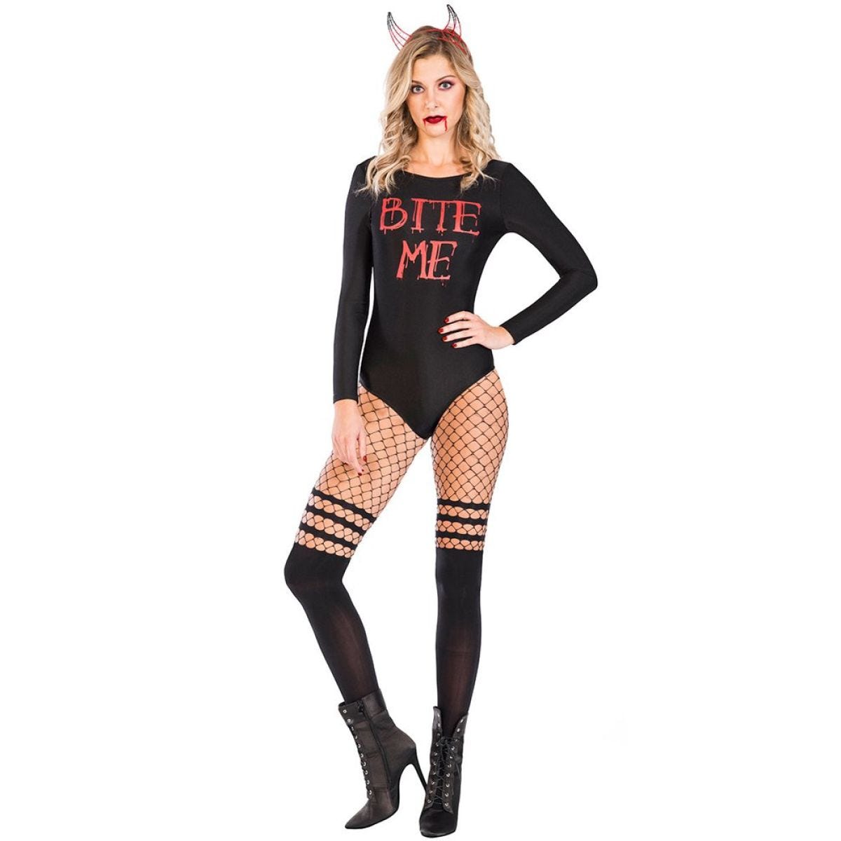 Bite Me Bodysuit - Adult Costume