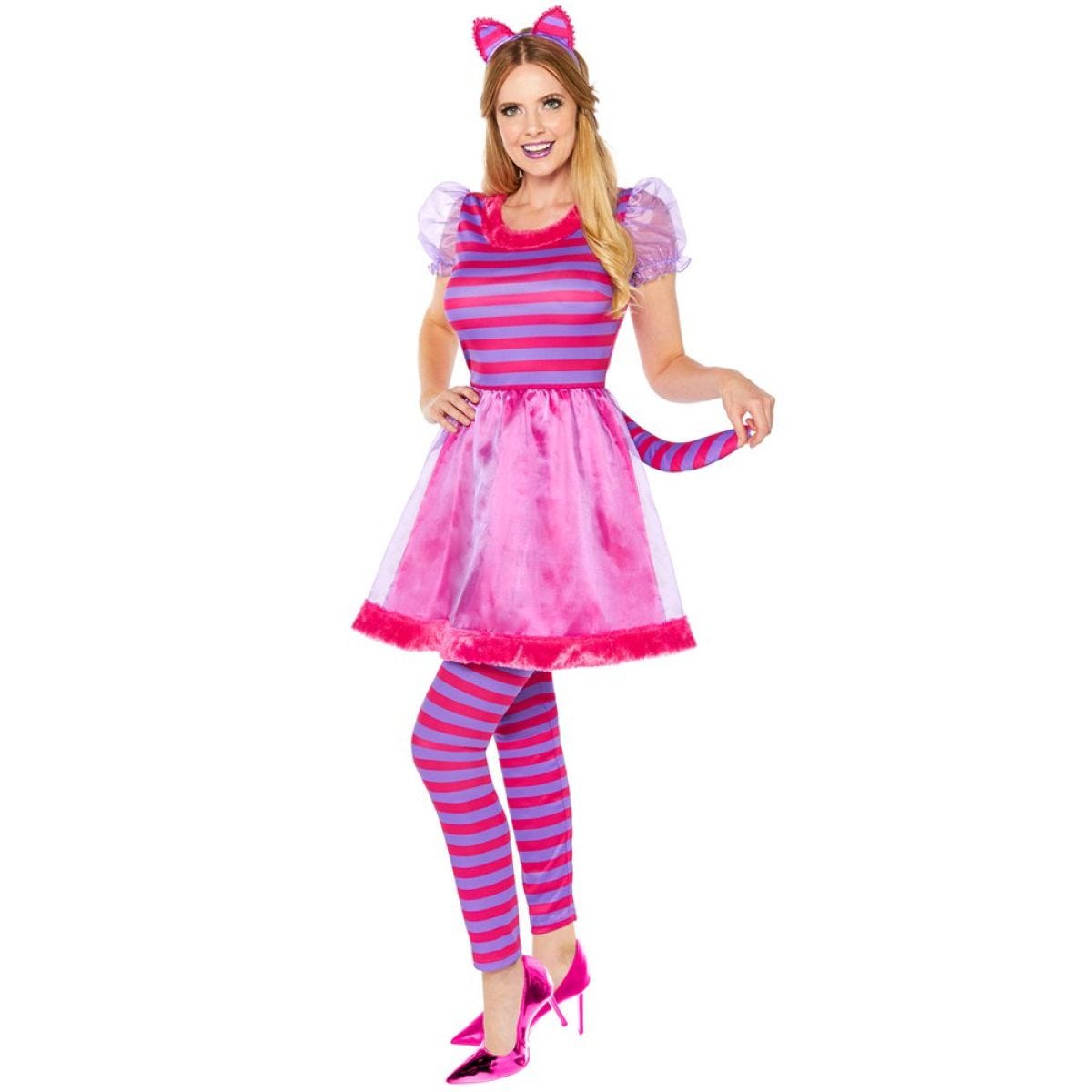 Cheshire Cat Dress - Adult Costume