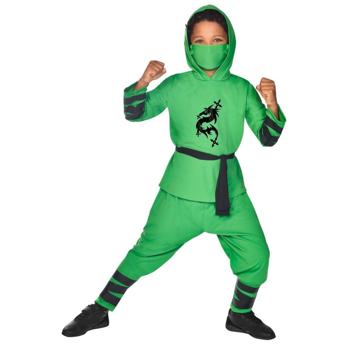 Green Ninja Warrior - Child and Teen Costume