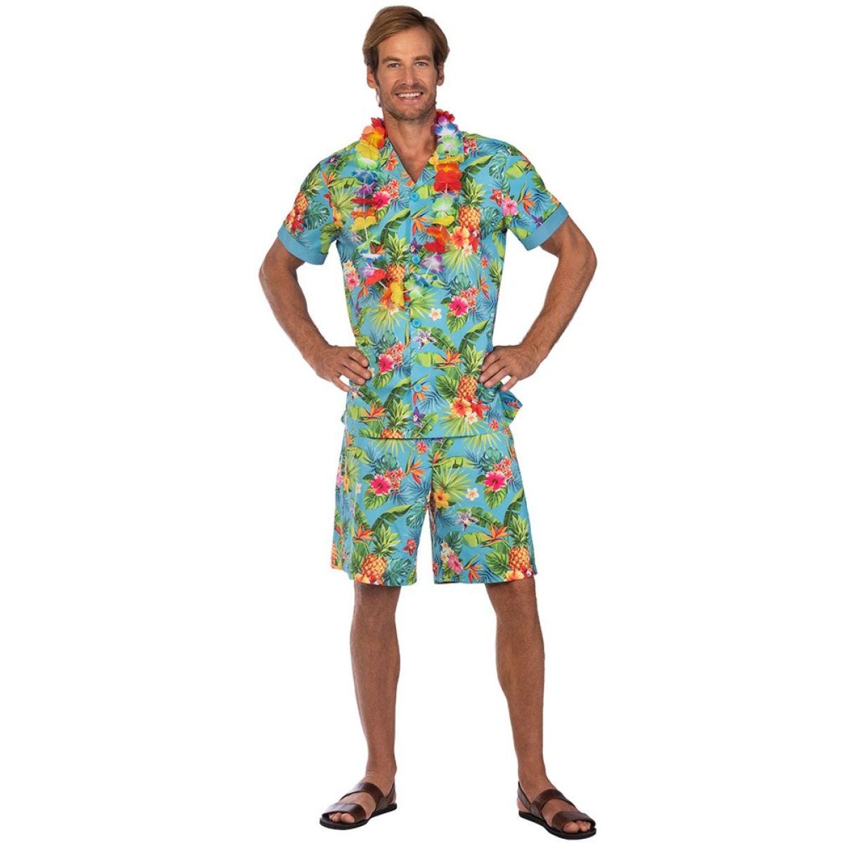 Tropical Hawaiian Shirt Set - Adult Costume