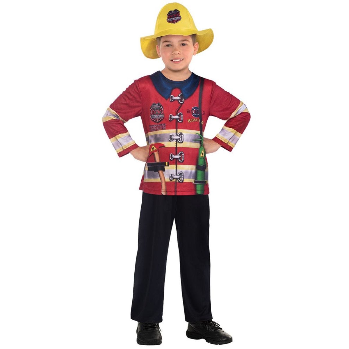 Recycled Fireman - Child Costume