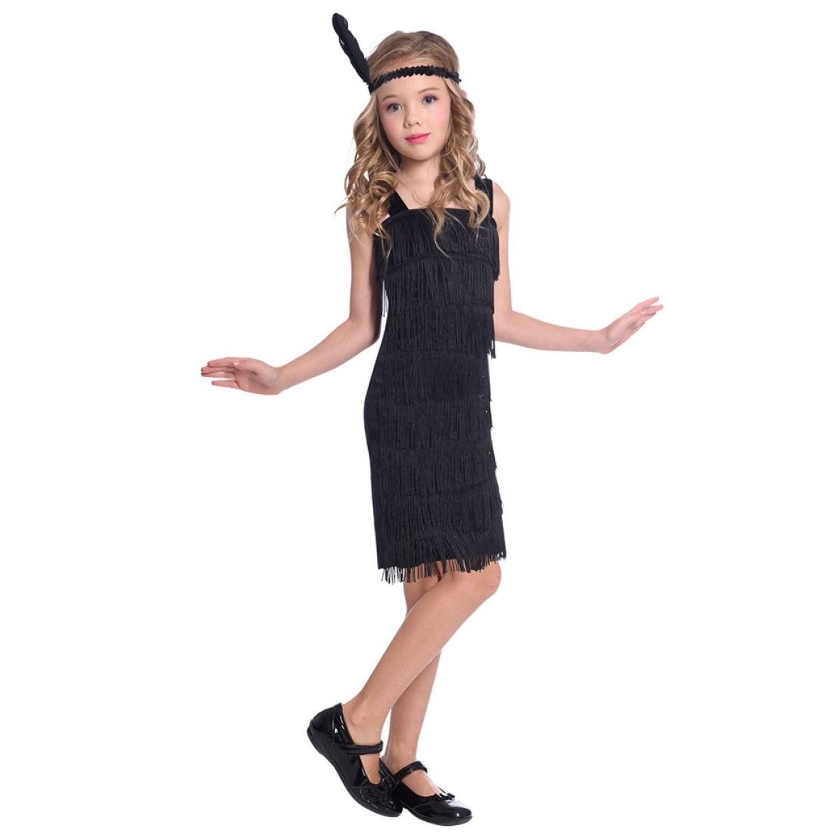 Black Flapper Dress - Child Costume