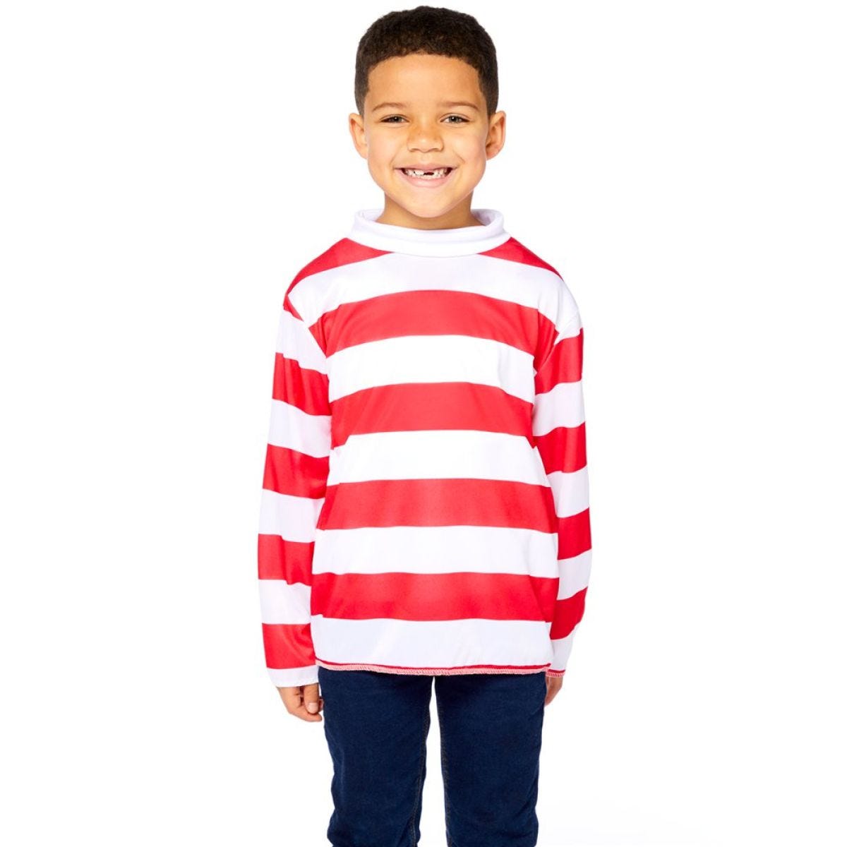 Red White Striped Top - Child and Teen Costume