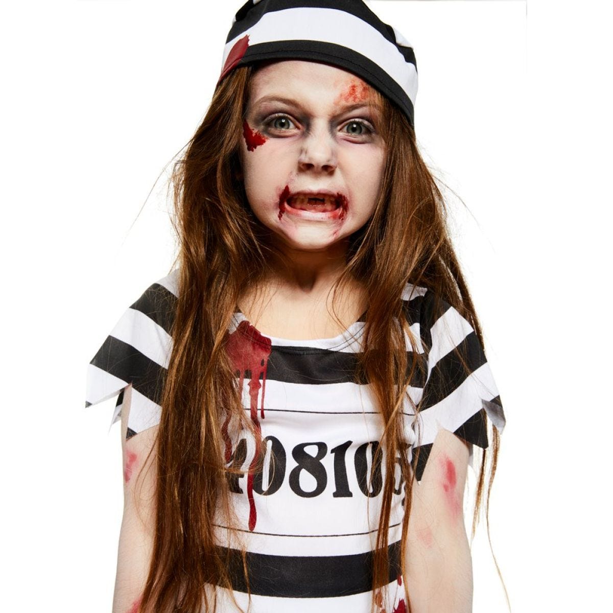 Zombie Convict Girl - Child Costume