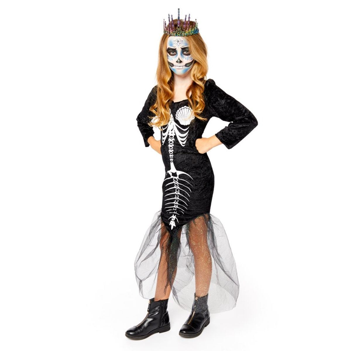 Skull Mermaid - Child Costume