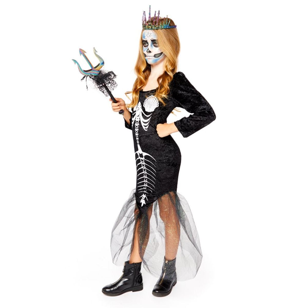 Skull Mermaid - Child Costume