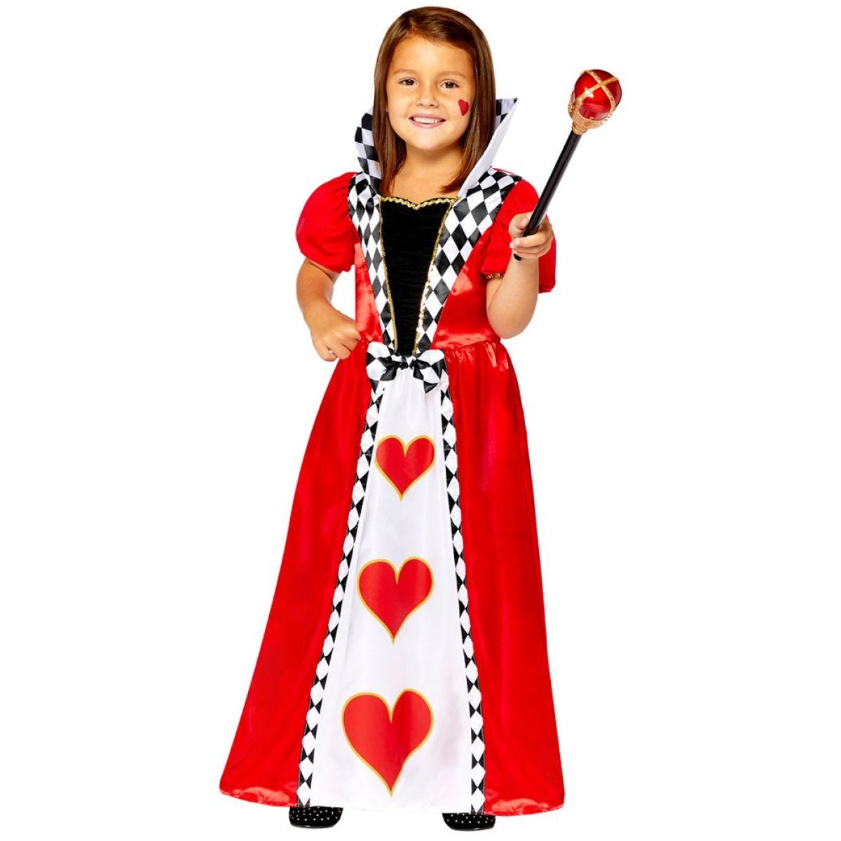 Queen of Hearts Gown - Child and Teen Costume