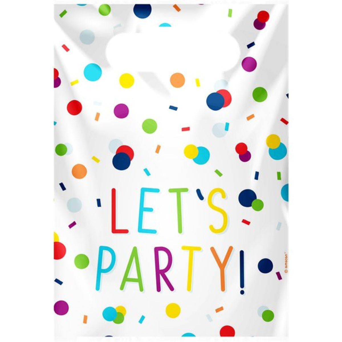 Confetti Birthday Paper Loot Bags